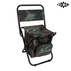 코코프 캠핑 아이스백 수납 접이식 의자 낚시 휴대용 보냉팩, 밀리터리