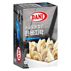 다니 소금물에절인 흰바지락 111g, 1개