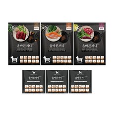올바른끼니 플러스 - 소고기 + 연어 + 오리 3.6kg 대용량 강아지사료 _ 60%생육 100%휴먼그레이드 스팀공법 영양식 강아지밥, 1세트, 3.75kg, 소+연어