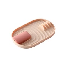 시우리빙 파스텔 조리도구 받침대 주방용품 거치대, 핑크, 1개