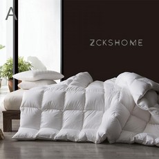 호텔 침구 구스 이불 솜 구스다운 거위털 헝가리 M37, 화이트