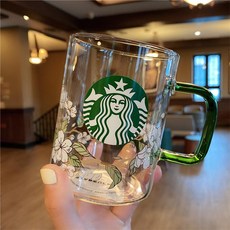 starbucks 중국 스타벅스 특별판 핸들 유리컵 손잡이 502ML