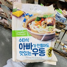 풀무원 생가득 수타식 아빠우동 195g x 8입, Father Udon, 단일상품