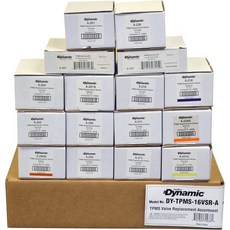 Dynamic 부식되거나 파손된 OE TPMS 밸브 스템을 교체하기 위한 다이나믹 DY-TPMS-16VSR-A 교체용 스템 모음., Dynamic 부식되거나 파손된 OE TPMS 밸브 스, 1개
