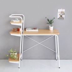 umarket_유마켓몰_마켓비 OLLSON H형 책상 7850 화이트 책상 공부책상 디자인책상 책상테이블 테이블 공부테이블 학생책상 선반책상 H형책상 H형책상테이블_유마켓몰_uma, 별도의옵션이없습니다