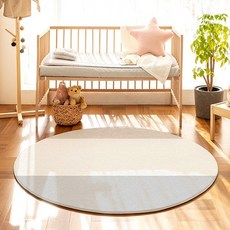 파크론 퓨어소프트 원형매트 마카롱 138x138x1.5cm, 마카롱 원형매트