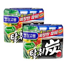 애경 홈즈탈취탄 냉장고용 탈취제, 140g, 2개