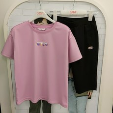 [소이주니어] 논현점 21년여름신상 ** 빠른배송 얇은 시원한소재 4부 홀로그램 트레이닝 티 리뷰후기