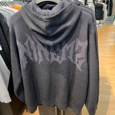 셀러허브 1 리트머스 HC34 후드골지 니트 집업 남녀공용후드집업 골지후드집업 니트집업 LP1SU054
