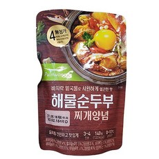 [홈플러스]풀무원_찬마루 해물순두부찌개양념, 5개