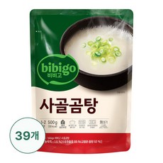 비비고 사골곰탕, 500g, 39개 