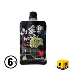 삼광999 생와사비 80gX6팩 패키지 1박스, 80g, 6개