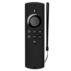 실리콘 원격 제어 케이스 알렉사 보이스 리모트 라이트용 파이어 TV 스틱 소프트 워셔블 리모컨 보호, [04] Black, 04 Black