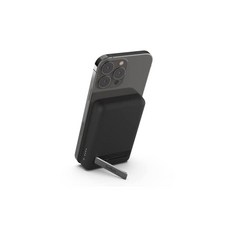 Belkin MagSafe 지원 무선 보조 배터리 5000mAh 7.5W iPhone 14/13/12 시리즈 지원 PSE 기술 기준 적합 킥 스탠드 포함 블랙 BPD004btBK
