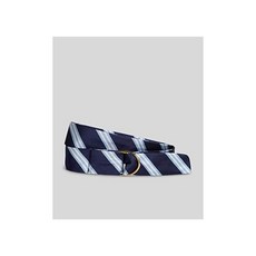 BrooksBrothers (브룩스 브라더스) Brooks Brothers 실크 BB # 1 스트라이프 D 링 리본 벨트 10016, 자세한 내용은 참조