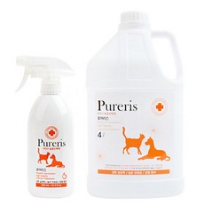 [AJZ_3474902] (퓨어리스 : 500ml) (i-3.4) 퓨어리스 살균 소독제 냄새제거제 향균탈취제 애완견탈취 애견소독제 애견탈취제, 500ml