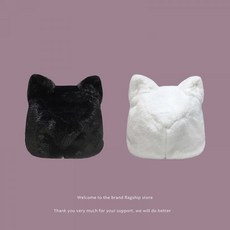 겨울 털 귀여운 귀 모자 스키장 동물모자