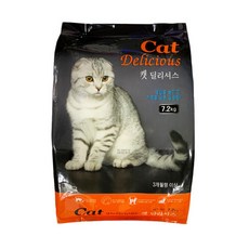  캣 딜리셔스 대용량 고양이사료 7.2kg, 40개_288kg 
