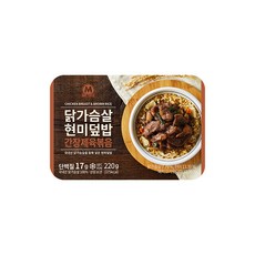 마이닭 닭가슴살 현미덮밥 4종 4팩 골라담기, 04_현미덮밥 간장제육볶음 220g 4팩