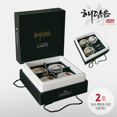 속초해담음 젓갈 선물세트 2호 백명란젓+가자미식해+명태회무침 3종구성, 1세트