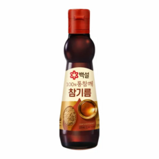 백설 100프로 통참깨 참기름, 320ml, 2개