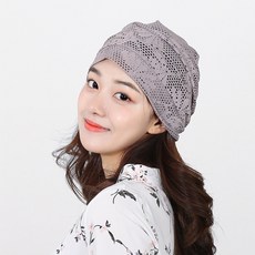 여성여름주방모자