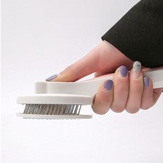 NICE DOG 하이요 원터치 브러쉬 3Color, 1개, 스카이