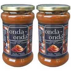 온다온다 둘세 데 레체 카라멜 스프레드 350g 2 팩 Onda onda Caramel Dulce de Leche, 2개