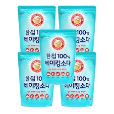 한입 100% 베이킹 소다 2kg 5개입, 5개