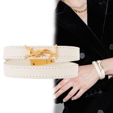 20FW 금장 브레이슬릿 화이트 536073 05B3J 9207