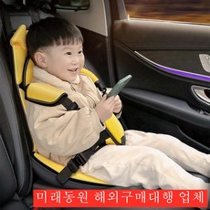 미래동원 카시트 캐릭터 외장 받침패드 추가 휴대용카시트 450-23, 디자인D