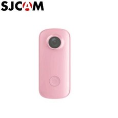 SJCAM 미니 썸 카메라 액션 스포츠 DV 카메라 1080P 30FPS H.265 12MP NTK96672 칩셋 2.4GHz 와이파이 30M 방수 케이스 C100, [07] 분홍색, [03] Add 64GB Card, 1개