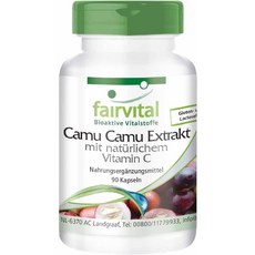 Fairvital 카무카무 천연 비타민C 1000mg 비건 90정, 3개