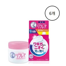 Mentholatum 리프레아 데오도란트 크림, 6개, 55g