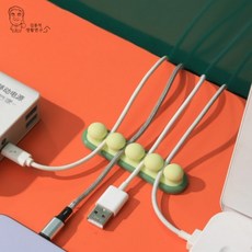  (8 세트) 완투콩 케이블선 정리홀더 USB선정리 책상정리 