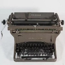 옛날타자기 골동품 엔틱소품 1940년대 골동품인 앤드루 언더우드 대형 기계 영문 오래된