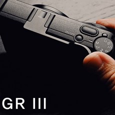 [배터리 케이스 증정] 리코 GR3X GR3 핫슈 엄지그립, 실버 Silver, 1개