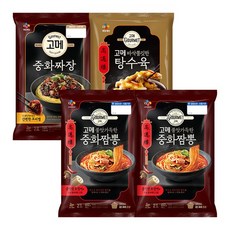 [중화세트A] 고메 짜장1+짬뽕2+탕수육1, 없음, 2개입, 326g