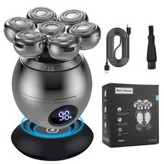 남성용 휴대용 수염 헤어 트리머 RQ-8870 Resuxi 5 in 1 7D 플로팅 전기 면도기 클리퍼 해골, 01 Standard with Box, 1개