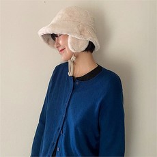 더롭스(the robs) 데일리 밍크 귀도리 스트랩 벙거지 버킷햇 3color (6311811)
