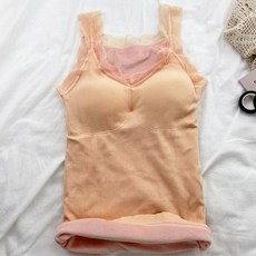 로맨틱레시피 레이스 후끈 융기모 이너웨어 겨울 골지 민소매 나시 민소매/나시