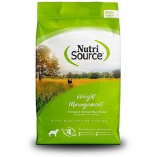 Tuffys Pet Food 131530 Nutrisource 체중 관리 개 사료 30파운드, 30 lb Bag, 1개