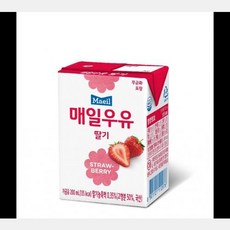 멸균딸기우유 매일유업 냉장 200ml, 1개