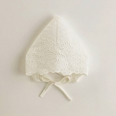 아기 보넷 블루밍 앤틱 로즈 레이스