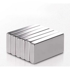 대형네오디움자석 네오디뮴 산업용 사각 막대 자석 바, 상세페이지 참고, 30x20x10mm (2개)