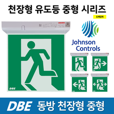 동방 천장형 유도등 중형 양면 단면 / DBE 유도등 LED 피난구유도등 대 중 소, 4. 동방 천장형 중형 유도등 단면 양방향, 혼합색상, 1개