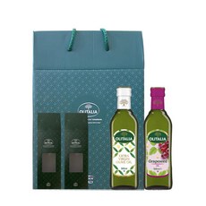 올리타리아 엑스트라버진 올리브유 500ml발사믹식초 1그레이프 250ml 2P 선물세트, 올리타리아 엑스트라버진 올리브유+포도씨유 500mlX2, 2개