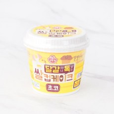 [메가마트]오뚜기 달걀하나톡넣는 쌀컵케이크 초코 60g, 1개