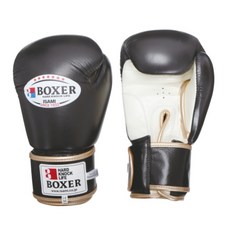 이사미 밸크로 타입 가죽 복싱 글러브 10oz TBX-110, 화이트