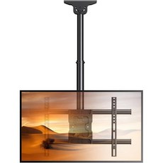 펄레기어 천장 TV 마운트 37-75인치 평면 또는 곡선형 TV용 걸이식 회전 틸트 맥스 VESA 600x400mm PGLCM1, 펄레기어 천장 TV 마운트 37-75인치 평면 또는 곡, 1개